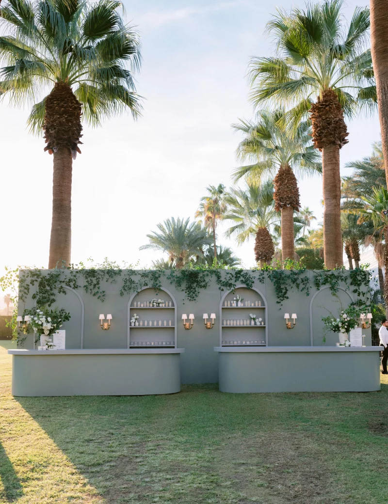 Coachella Wedding Custom Bar